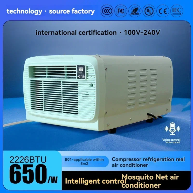 Portable Mobile Air Conditioner Hot Selling Upgrade 650W Refrigeration Outdoor Camping Tent Small Air Conditioner