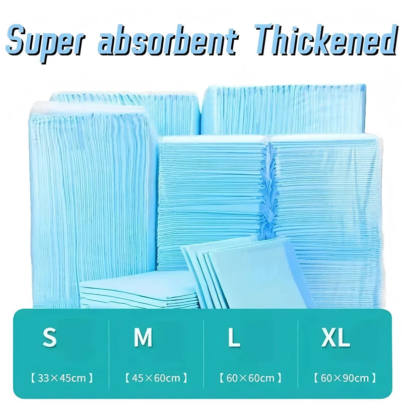 100/50/40/20PCS Puppy Training Pee Pads Absorbent Dogs Diapers Disposable  Quick Dry Surface Mat Clean Cushion Dog Supplies