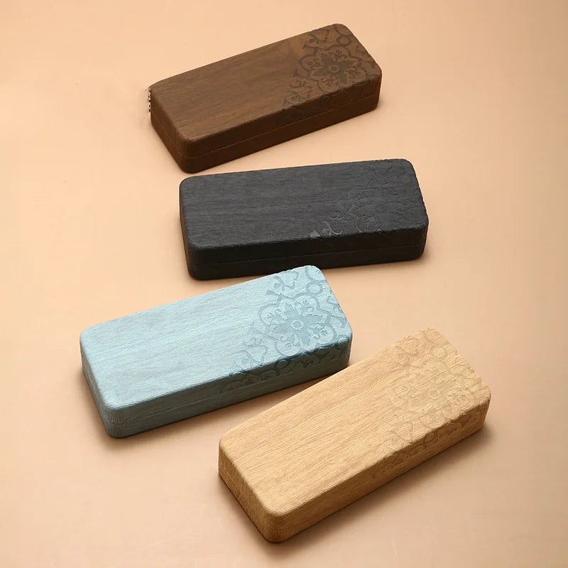 Fashionable and Simple Hard Shell Glasses Case Anti-Fall and Anti-Embossed Petal Pattern Glasses Storage Box