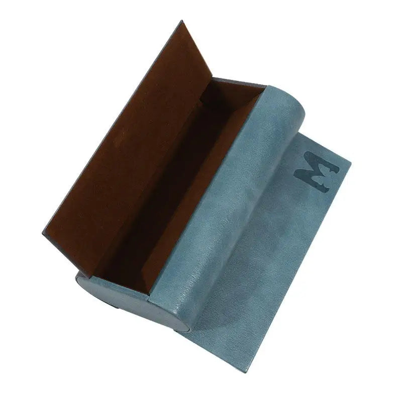 Double Layer Double Eyeglasses Case Fashion Large Capacity PU Leather Glasses Case Waterproof Sunglasses Box Men