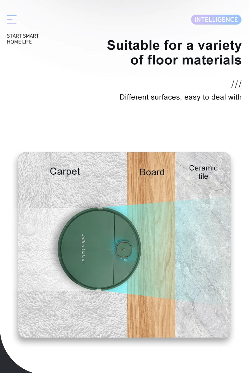 3 In 1 Smart Sweeping Robot Home Mini Sweeper Sweeping and Vacuuming Wireless Vacuum Cleaner Sweeping Robots For Home Use