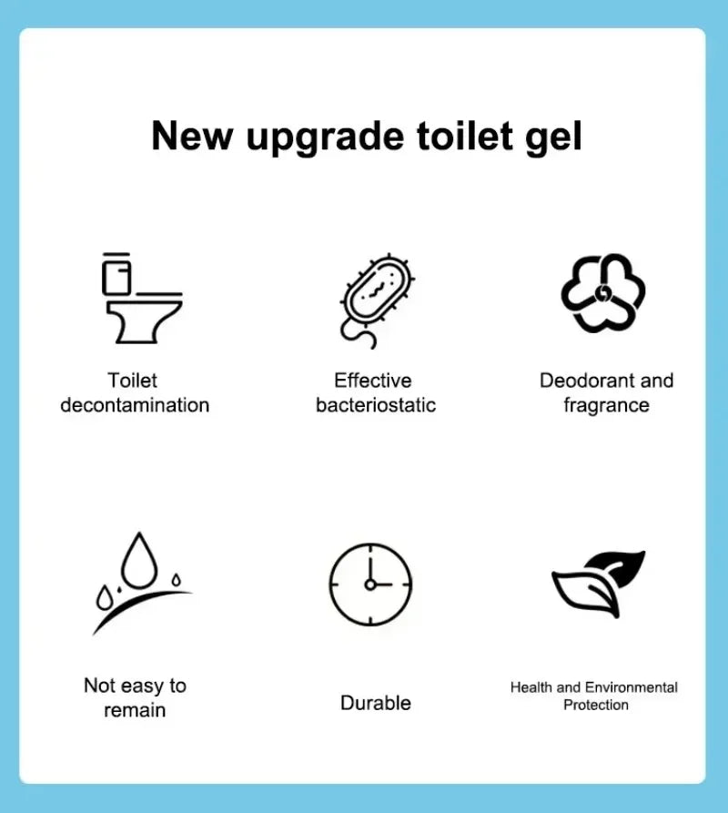Flowers Gel Toilet Freshener Bowl Cleaner Flower Fragrance Air Perfume Aromatic Closestool Toilet Deodorizer Cleaning Supplies