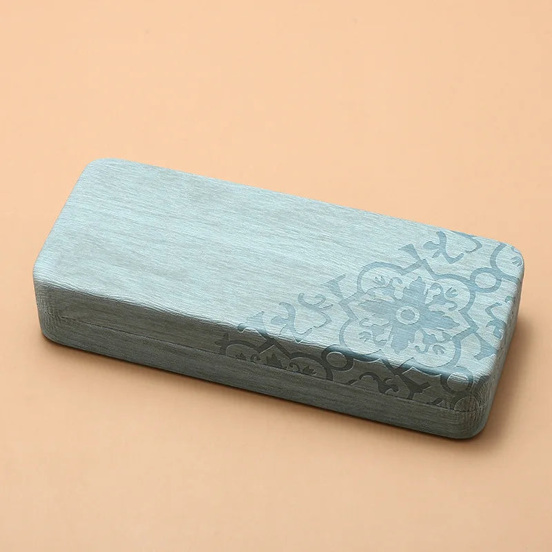 Fashionable and Simple Hard Shell Glasses Case Anti-Fall and Anti-Embossed Petal Pattern Glasses Storage Box