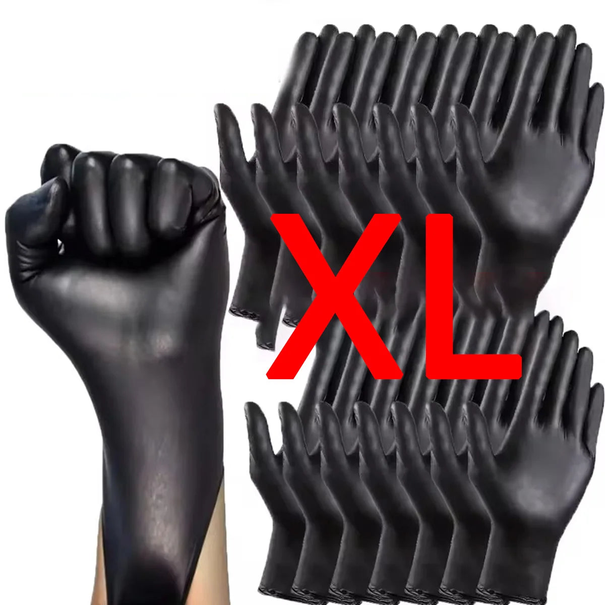 Disposable glove packaging black nitrile gloves household kitchen cooking tools car wash household cleaning work gloves