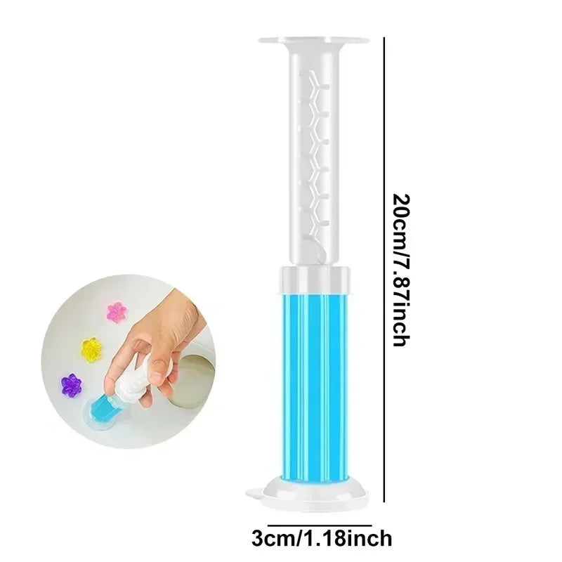 Flowers Gel Toilet Freshener Bowl Cleaner Flower Fragrance Air Perfume Aromatic Closestool Toilet Deodorizer Cleaning Supplies