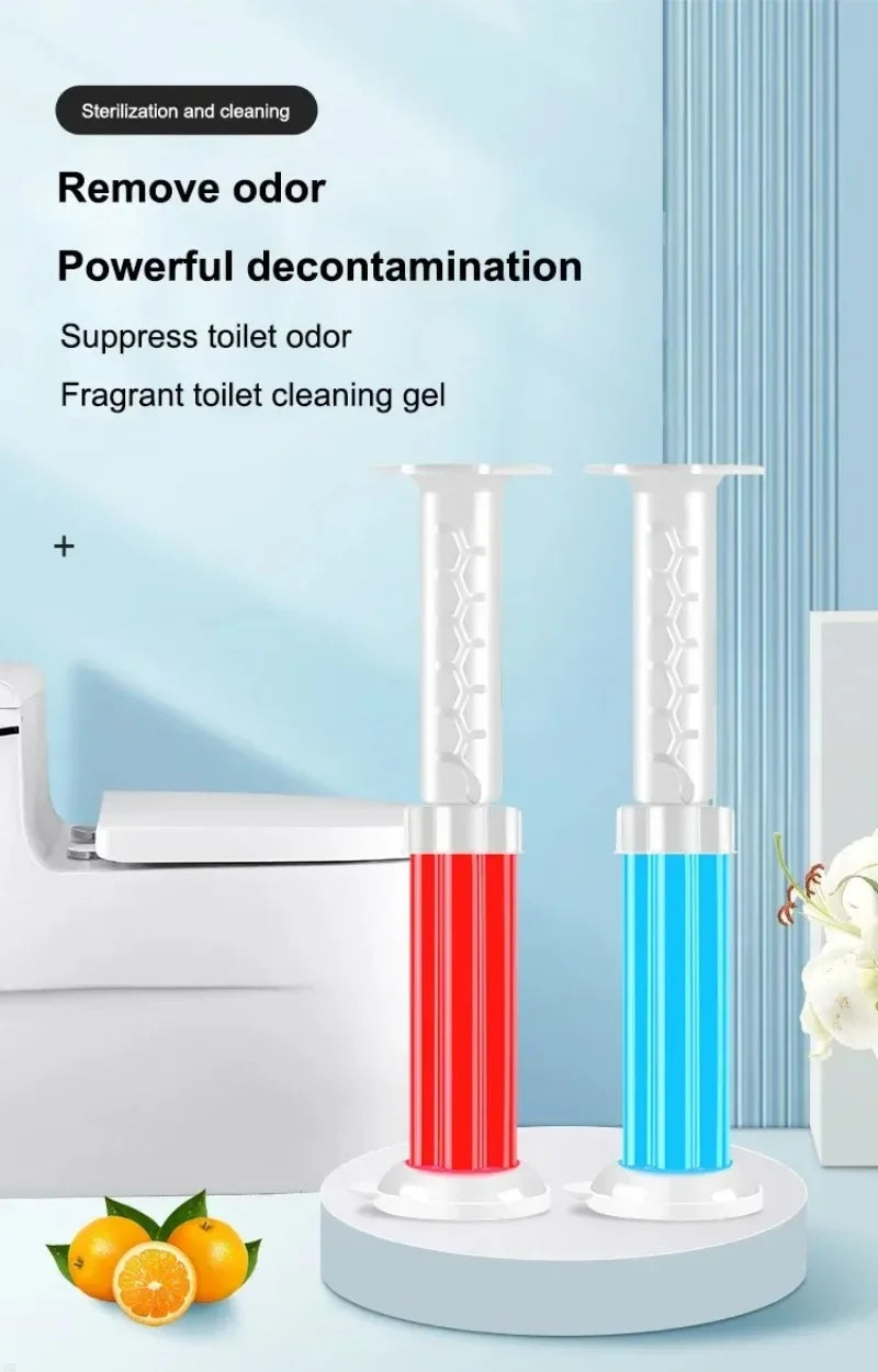 Flowers Gel Toilet Freshener Bowl Cleaner Flower Fragrance Air Perfume Aromatic Closestool Toilet Deodorizer Cleaning Supplies