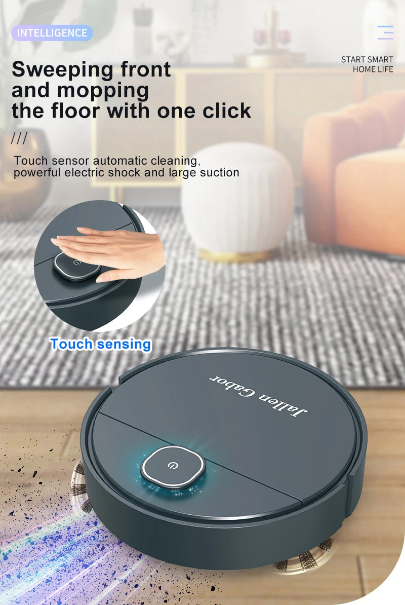 3 In 1 Smart Sweeping Robot Home Mini Sweeper Sweeping and Vacuuming Wireless Vacuum Cleaner Sweeping Robots For Home Use