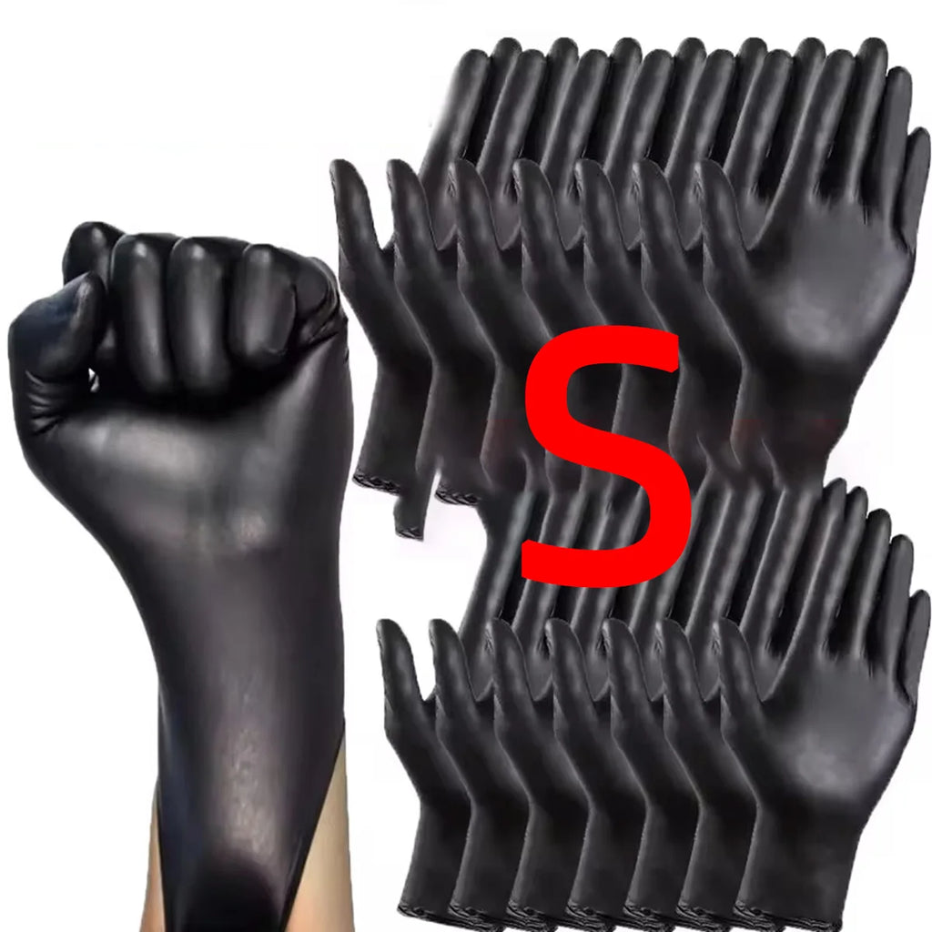 Disposable glove packaging black nitrile gloves household kitchen cooking tools car wash household cleaning work gloves