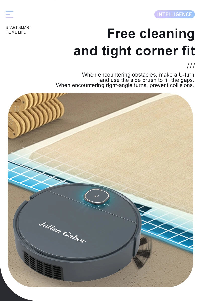 3 In 1 Smart Sweeping Robot Home Mini Sweeper Sweeping and Vacuuming Wireless Vacuum Cleaner Sweeping Robots For Home Use