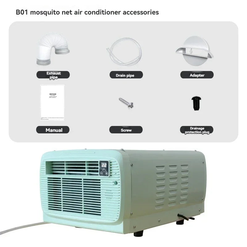 Portable Mobile Air Conditioner Hot Selling Upgrade 650W Refrigeration Outdoor Camping Tent Small Air Conditioner