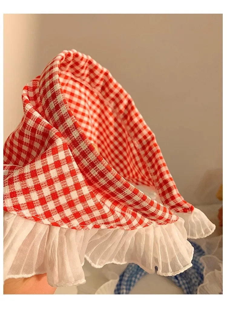 Lace Triangular Hair Scarf Headband Square Headscarf Hairband Turban Bandage Bandana Headband Women Headwarp Hair Accessories