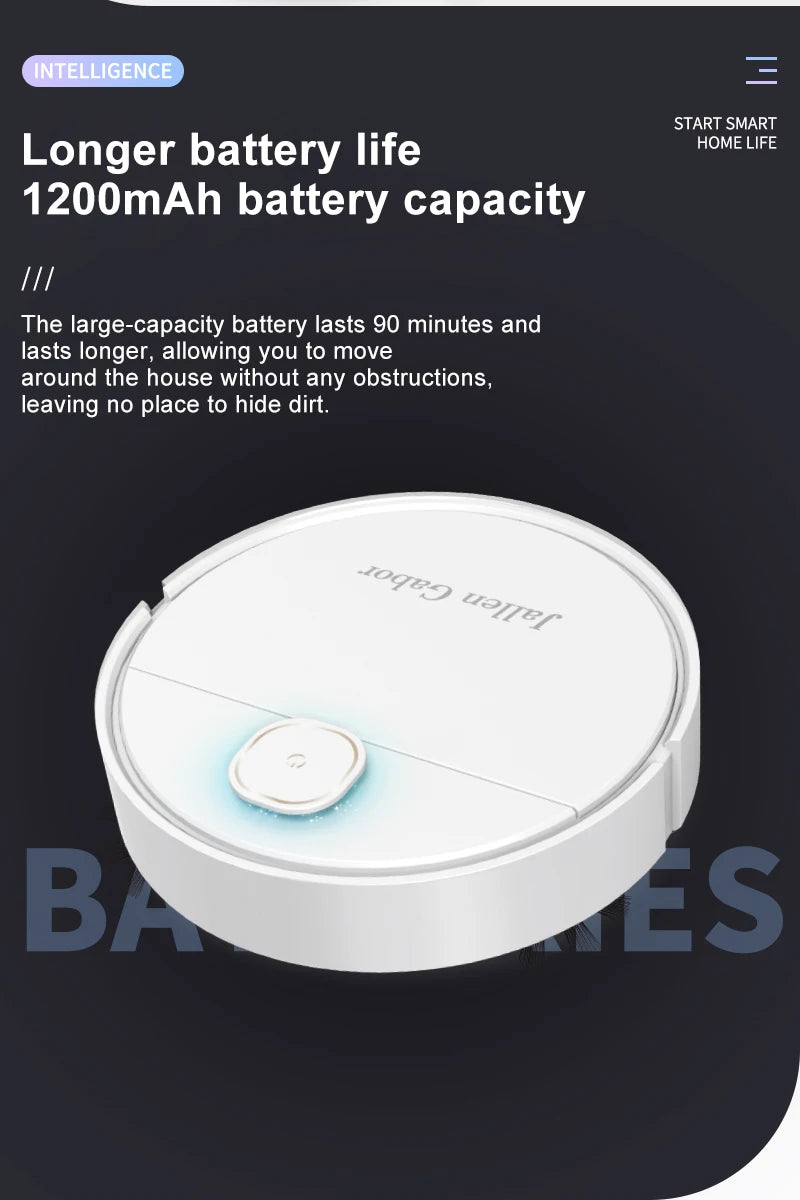 3 In 1 Smart Sweeping Robot Home Mini Sweeper Sweeping and Vacuuming Wireless Vacuum Cleaner Sweeping Robots For Home Use