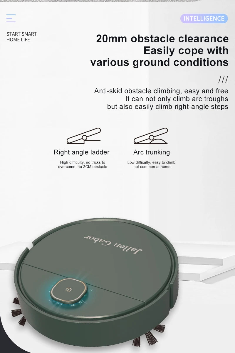 3 In 1 Smart Sweeping Robot Home Mini Sweeper Sweeping and Vacuuming Wireless Vacuum Cleaner Sweeping Robots For Home Use