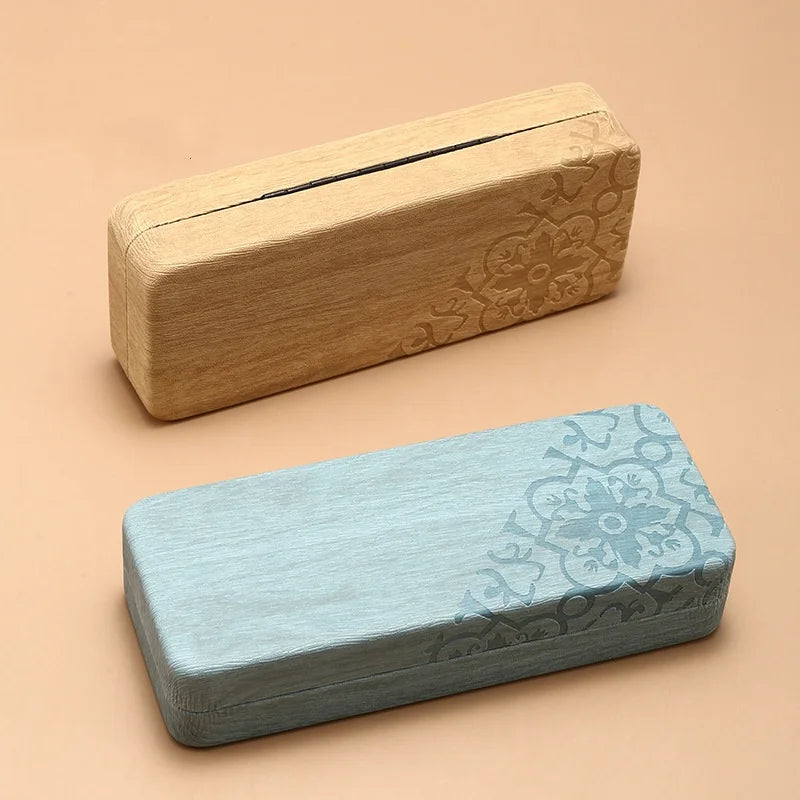 Fashionable and Simple Hard Shell Glasses Case Anti-Fall and Anti-Embossed Petal Pattern Glasses Storage Box