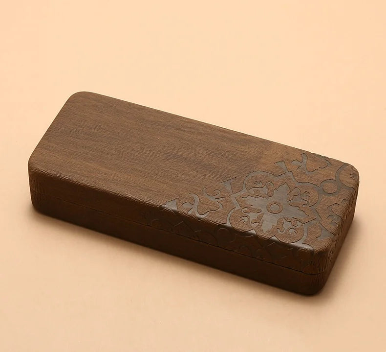 Fashionable and Simple Hard Shell Glasses Case Anti-Fall and Anti-Embossed Petal Pattern Glasses Storage Box
