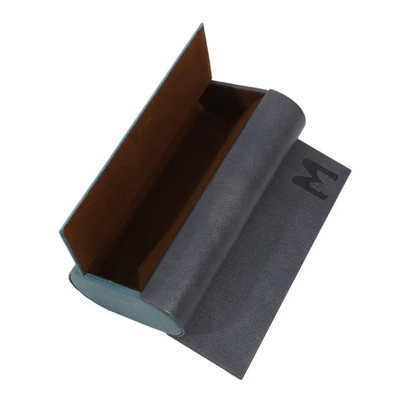 Double Layer Double Eyeglasses Case Fashion Large Capacity PU Leather Glasses Case Waterproof Sunglasses Box Men