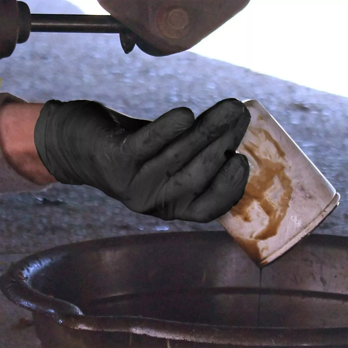 Disposable glove packaging black nitrile gloves household kitchen cooking tools car wash household cleaning work gloves