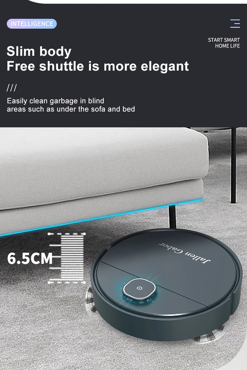 3 In 1 Smart Sweeping Robot Home Mini Sweeper Sweeping and Vacuuming Wireless Vacuum Cleaner Sweeping Robots For Home Use
